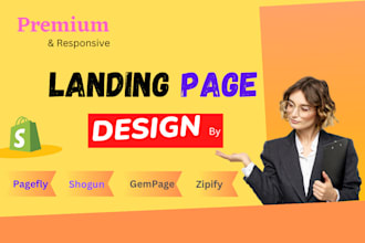 create stunning shopify landing pages using pagefly, gempages, or shogun
