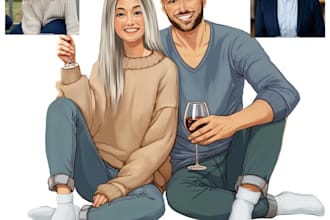 photo to illustration conversion
