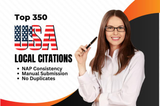 list your business in top 350 live USA local SEO citations