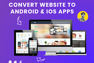 convert website to modern android and ios app using webview