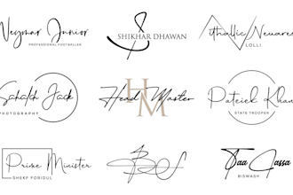 do hand writing, unique, cursive, and luxury, autograph logo