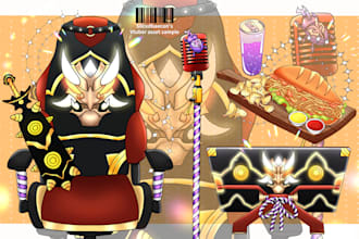 create vtuber or live2d assets