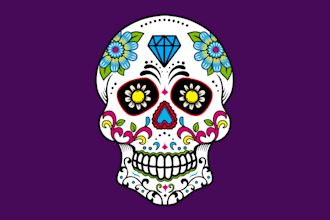 do mexican day of dead sugar skull logo for t shirt design