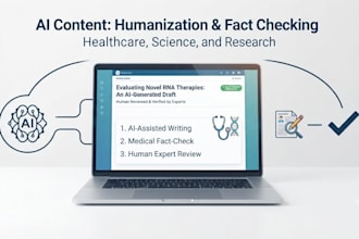 write humanize and fact check ai generated content