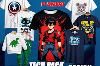do kids t shirt design and  fashion product design for you