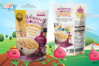make a premium pouch design, label, box, sachet, food packaging, bottle