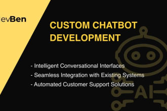 develop personalized chatbots to suit your business needs