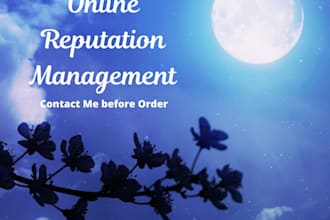 do reputation management and improve online presence, suppress negative links