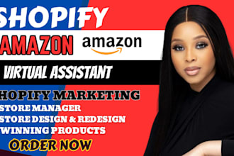 be shopify amazon virtual assistant, shopify marketing or shopify dropshipping