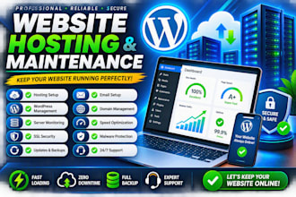 be your website hosting and maintenance expert