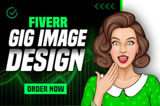 design attractive fiverr gig image, thumbnail, picture or cover