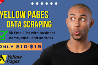 do yellow pages scraping and lead generation