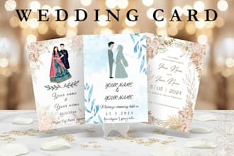 desgin a wedding invitation card