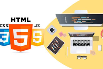 convert your PDF, figma, or adobe xd into HTML, CSS, and js