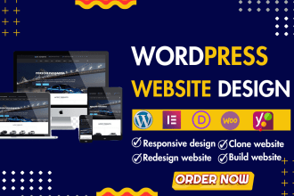 copy clone website, duplicate  or design wordpress website