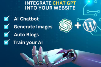 integrate chatgpt openai API in wordpress website for ai chatbots and auto blogs