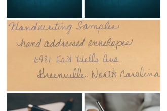 hand address, stuff, or mail envelopes