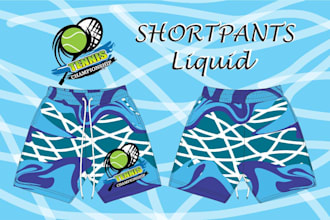 create a short pants, athletic short