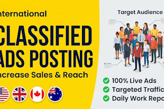 do classified ads posting on top ranking sites USA UK canada