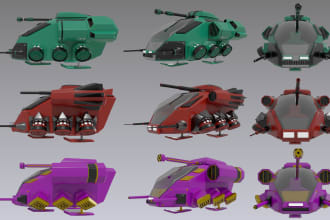 do 3d lowpoly assets and scenes, optimized for games with maps unity unreal