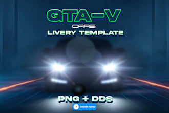 create template for your fivem car and livery