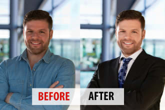 retouch and edit your headshots, and portrait