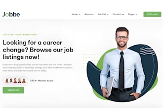 design recruitment website, job portal, job board hiring staffing agency website