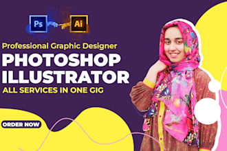 do photo retouching, photoshop editing, illustrations and photo manipulation