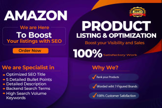 write amazon SEO product listing optimization, product description