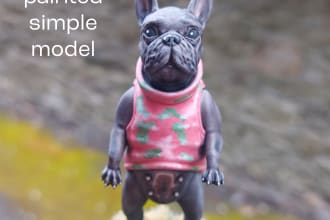 support, 3d print, and paint your model