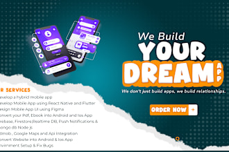 do mobile app development android, IOS, hybrid app for you