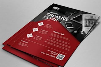 design custom canva flyers and brochures