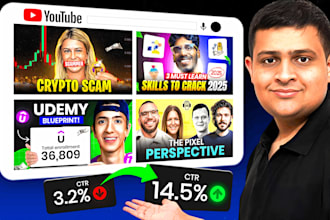 design the best youtube thumbnail with a high CTR