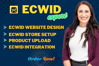 do design and redesign your ecwid ecommerce store