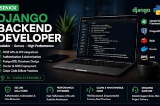 be your django engineer for scalable backend development