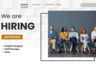 create a professional job board recruitment website