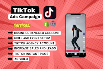 setup tik tok sales ads campaign, tik tok advertising, tik tok agency account