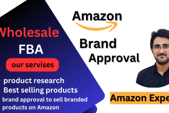 do amazon fba wholesale product hunting with brand approval