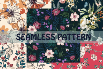 design seamless pattern textile prints pattern design