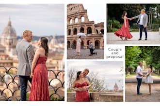 shoot professional photos in rome