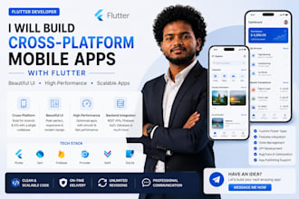 do flutter developer for cross platform app development