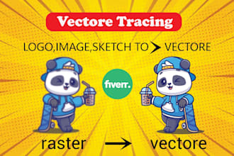 vectorize, redraw, vector trace, convert image to vector