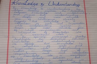 handwrite any document for you