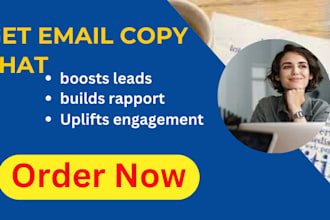 be your sales email and email sequence copywriter