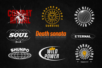 create a simple and urban streetwear logo design