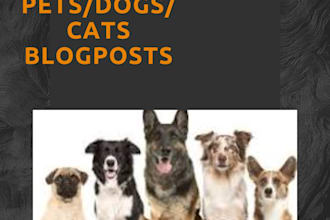 write and publish pet blogposts