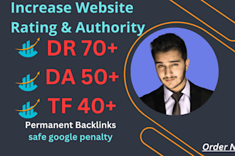 increase domain rating dr and domain authority da domain rating dr 70