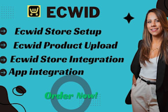 build and design, redesign ecwid website