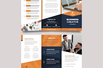 design clean brochure for brand identity