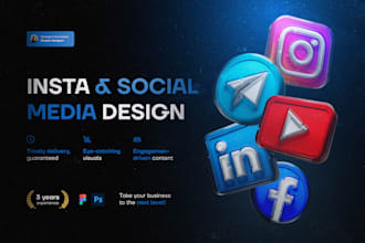 instagram and social media design